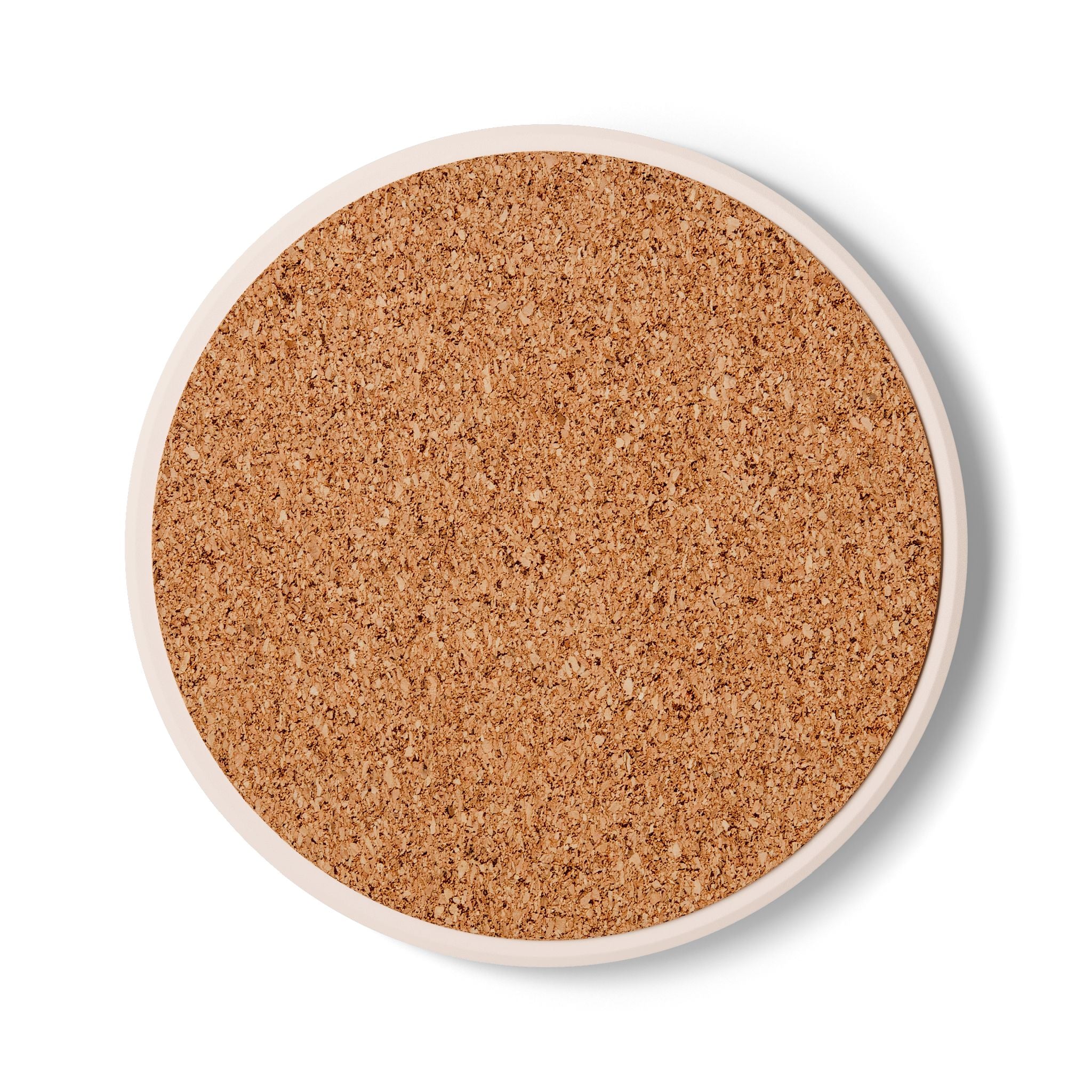 Inspirational Ceramic Coaster — "What If You Are the Divine Plan" Floral Quote